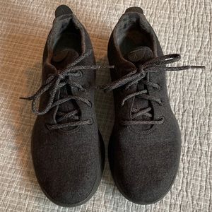 Mens Allbirds Wool Runners, Black